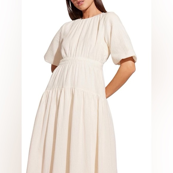 Odyssey Delva Cinch-Waist A-Line Midi Dress - Picture 4 of 5